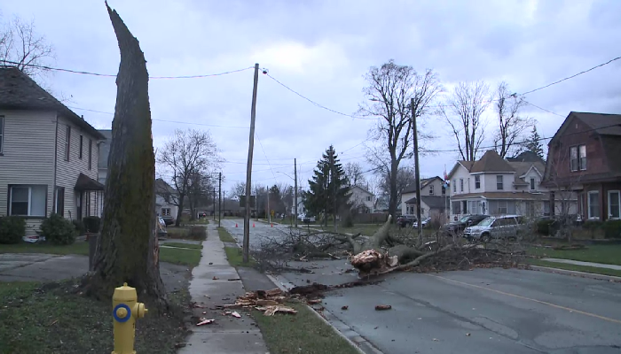 Repairs and clean up underway following powerful wind storm