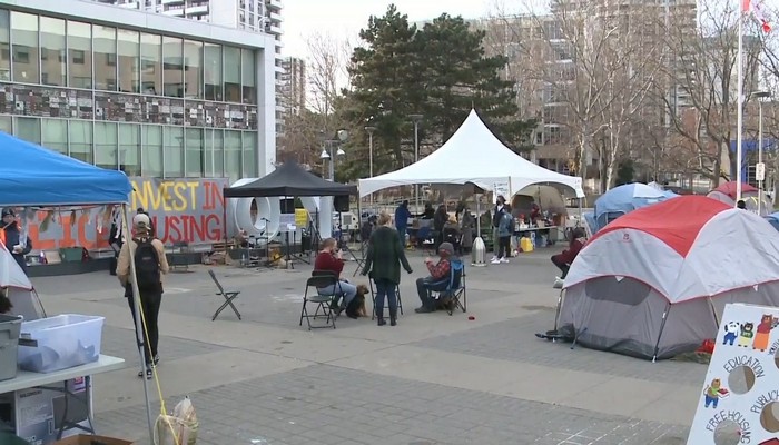 Defund the police protestors are given until midnight to take down their tents