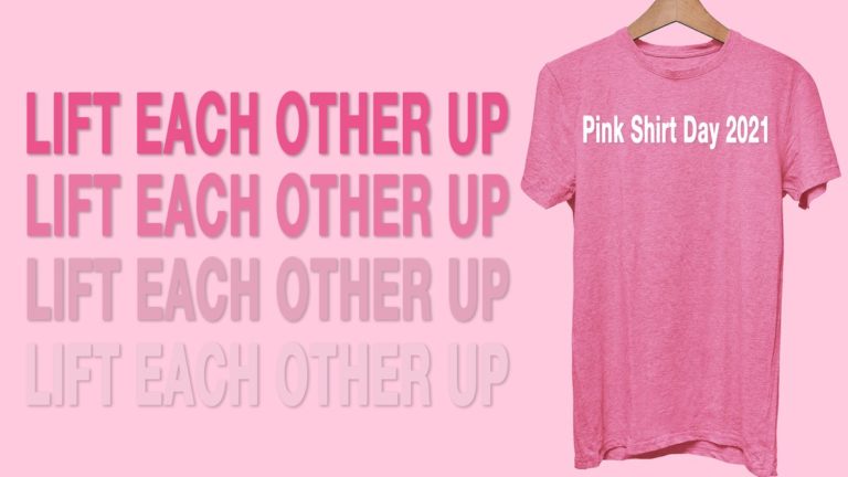 Pink Shirt Day: wearing pink to stop bullying