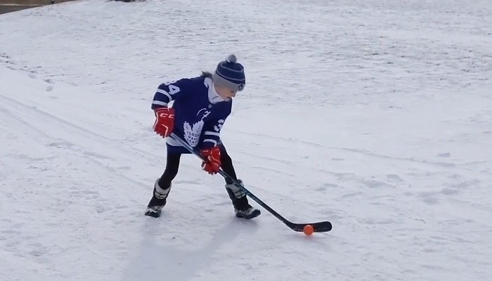 9-year-old Binbrook girl trending online for her post-game hockey analysis