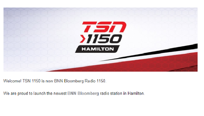 Bell’s TSN 1150 radio station in Hamilton to change format