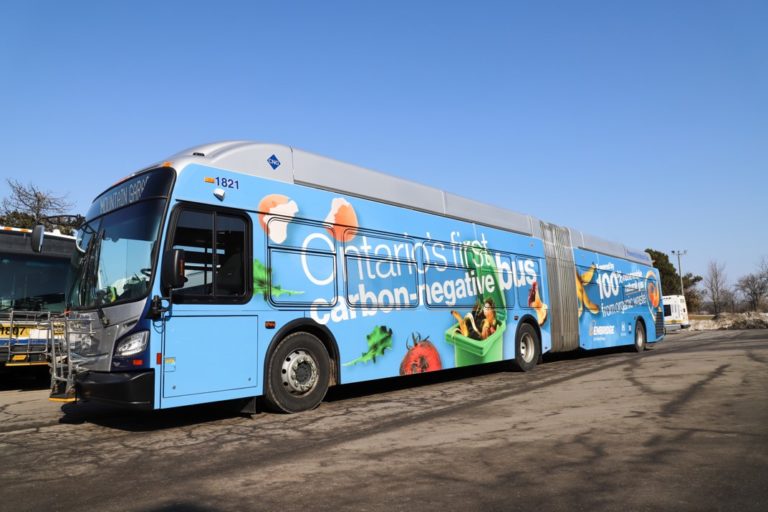 Enbridge and city of Hamilton partner for carbon-negative bus