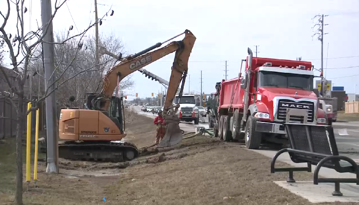 watermain break highway 5