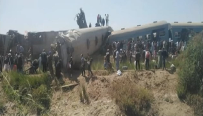 egypt train crash