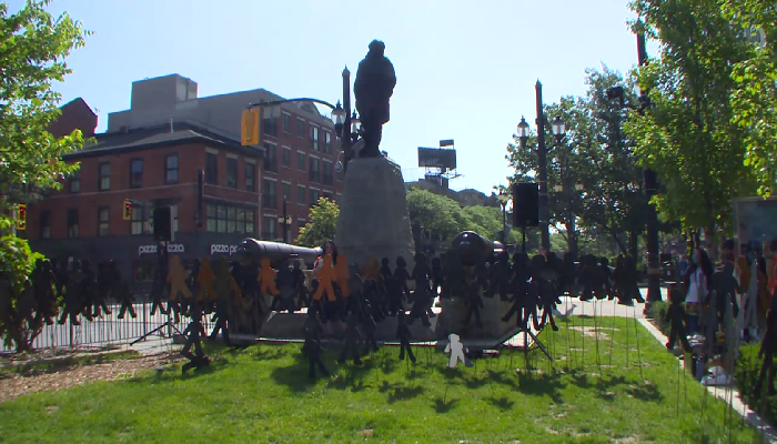 sir john a macdonald statue gore park