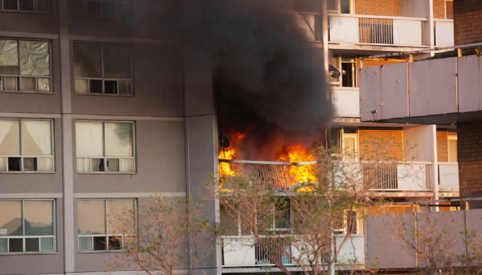 fire at vanier tower hess street hamilton