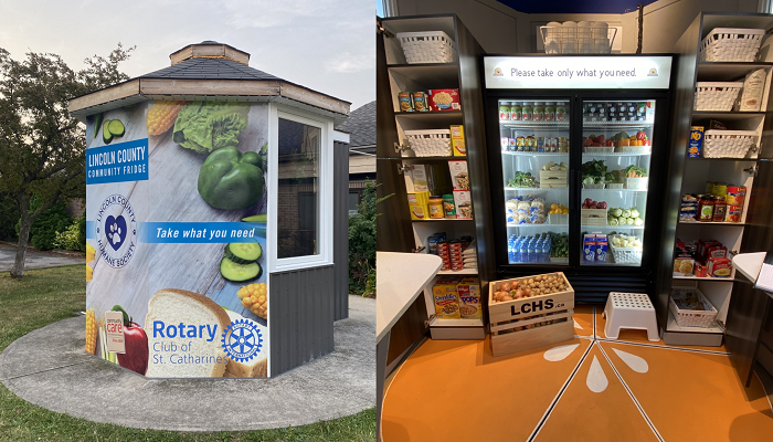 Niagara’s first community fridge launches in St. Catharines