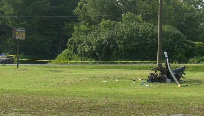 Helicopter pilot is lucky to be alive after a crash in Brantford