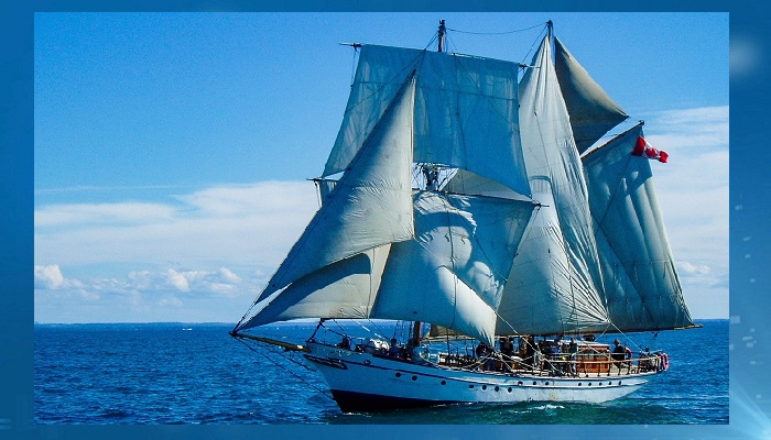 STV Pathfinder back for sail training in Hamilton Harbour