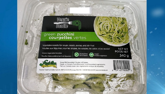 Vegetable noodles recalled due to Listeria concerns