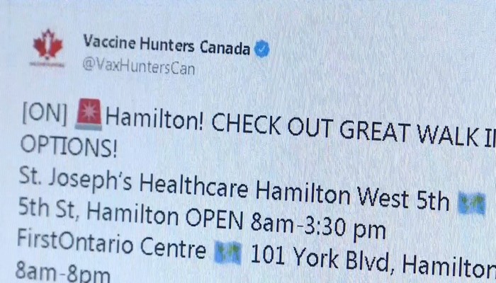 Vaccine Hunters Canada transitioning services to a new app