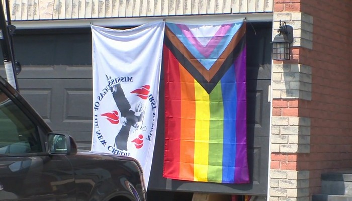 Two pride flags have been vandalized in Waterdown