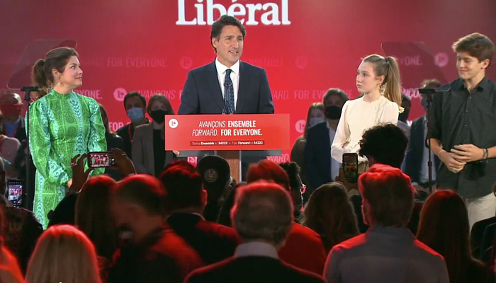 Justin Trudeau’s Liberal party wins minority government