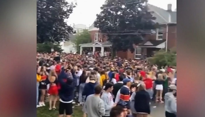 Queen’s University condemns students after unruly homecoming party