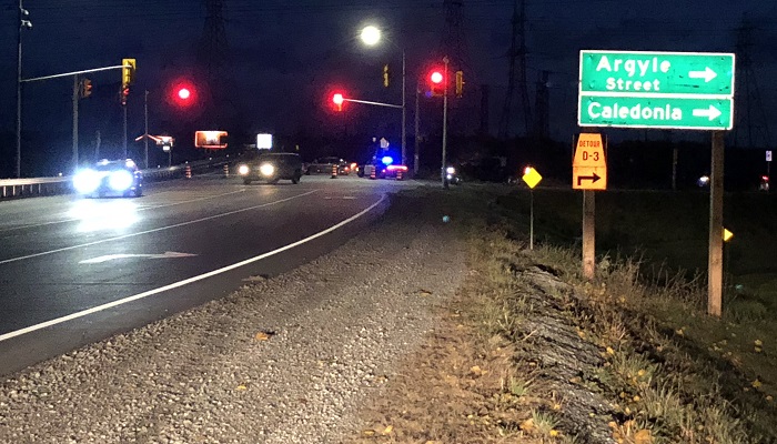 Solidarity demonstration shuts down Highway 6 bypass in Caledonia