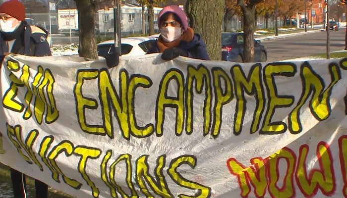 Hamilton encampment network accuse police of using excessive force during a protest of park evictions