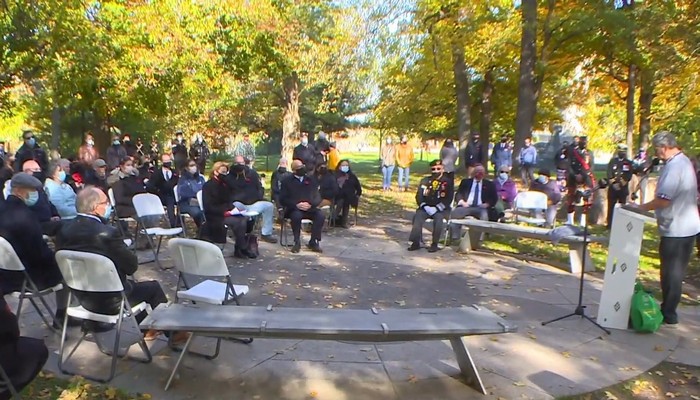 Niagara-on-the-Lake holds ceremony to honour Indigenous Veterans