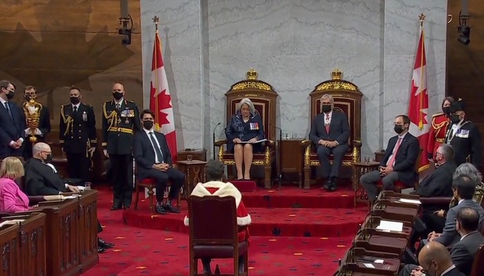 Canada’s first Indigenous Governor General delivers the throne speech, outlining Prime Minister Trudeau’s agenda