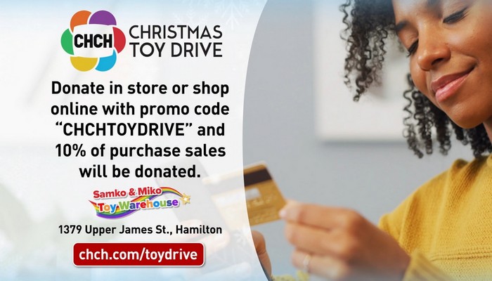 Give kids the gift of play through the CHCH Toy Drive