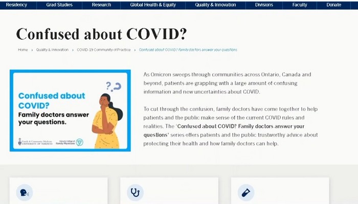 A new digital tool created by doctors cuts through COVID confusion