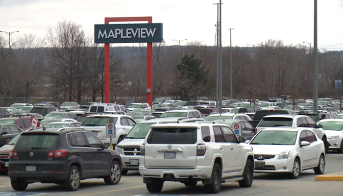 Police investigating smash and grab at Burlington mall