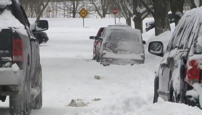 Niagara residents spent the day digging out after the latest snow storm