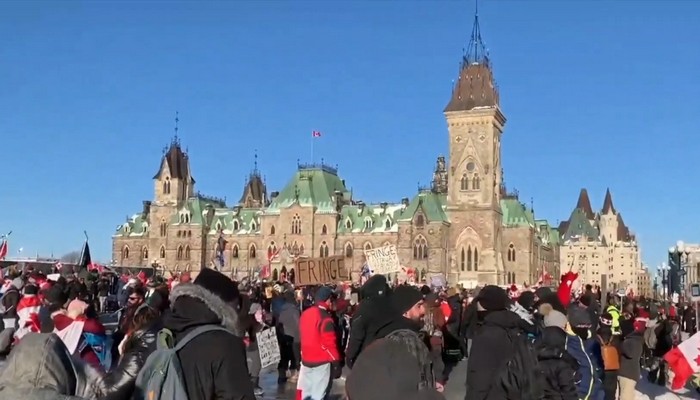 Ottawa ‘under siege’ as protests continue for the ninth day