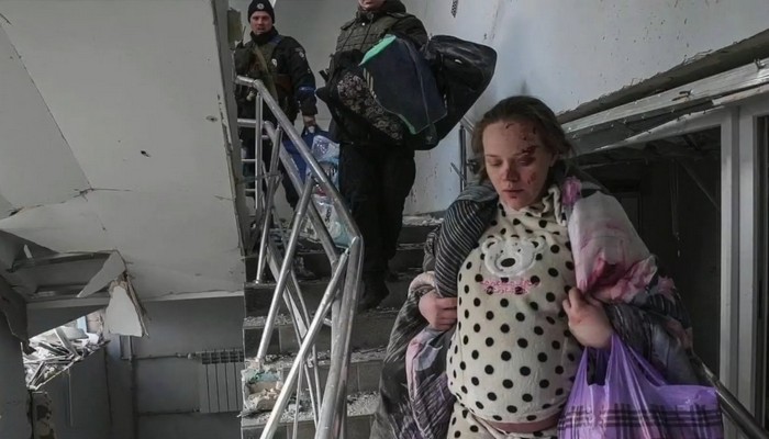 Russian airstrike hits a maternity hospital in Ukraine wounding at least 17 people