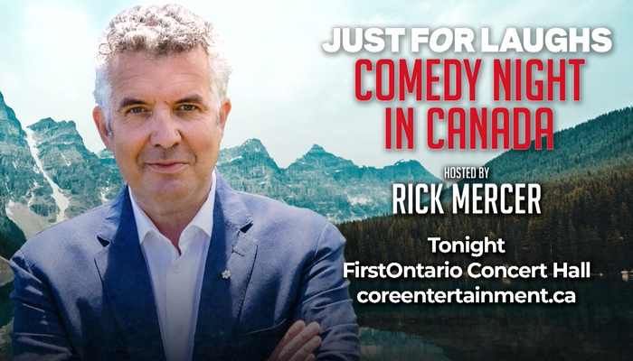 Comedian Rick Mercer hosts Just for Laughs Comedy Night in Hamilton