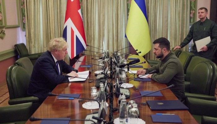 Prime Minister Boris Johnson makes unexpected visit to Ukraine