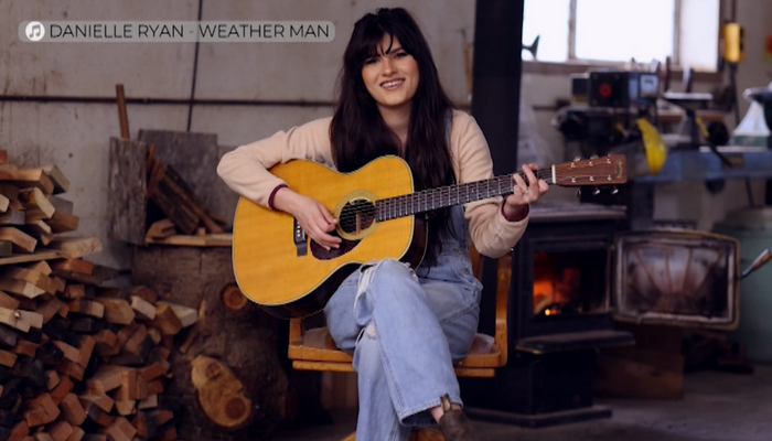 Canadian singer-songwriter Danielle Ryan performs ‘Weather Man’