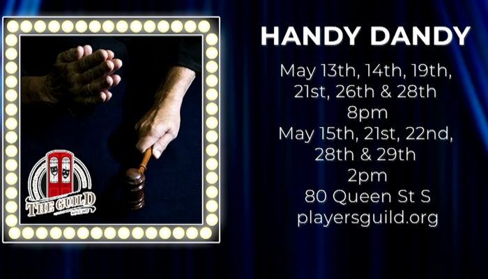 ‘Handy Dandy’ premiers tomorrow at Players’ Guild of Hamilton