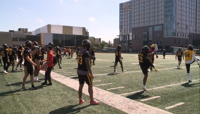 Hamilton Tiger-Cats back on field after labour strike