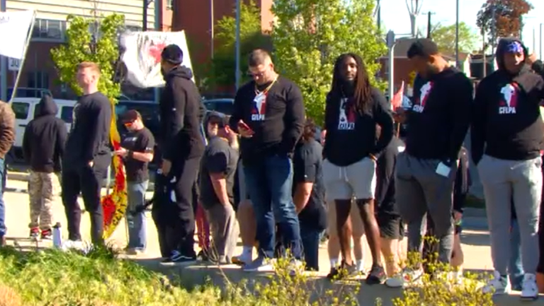 Ticat players, fans protest at Tim Hortons Field to pressure CFL amid strike