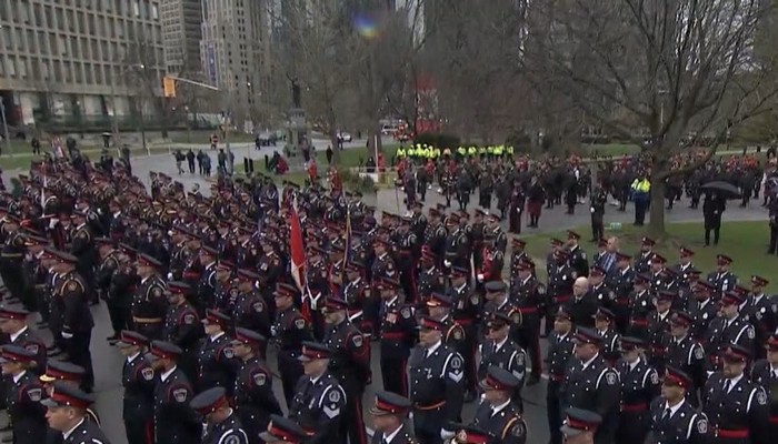 Ceremony to honour Ontario’s fallen police officers held in-person for the first time since the pandemic