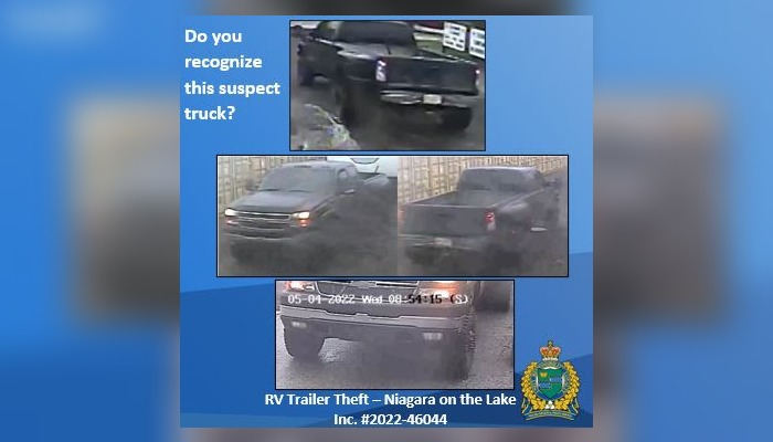 Police looking for suspect in connection to stolen trailer found in Hamilton