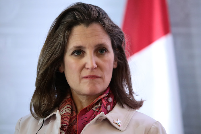 Finance Minister Chrystia Freeland tables 2023 fiscal update