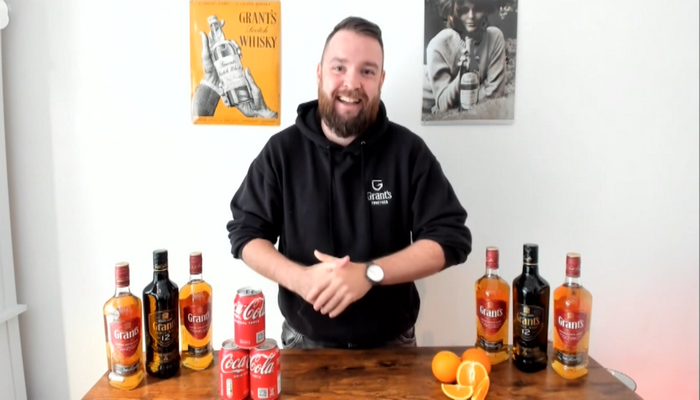 Refreshing summer cocktail featuring Grant’s Triple Wood Blended Scotch Whisky