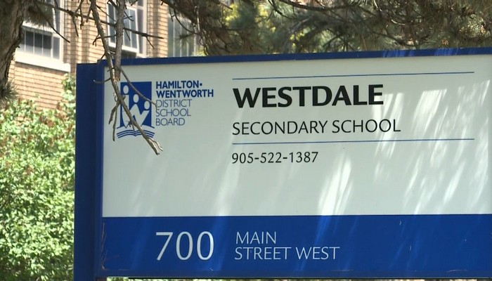 Westdale Secondary School was closed Friday following a shooting threat