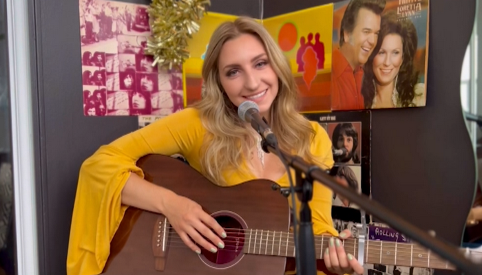 Country singer Sarah Wickett performs ‘Good Friends’