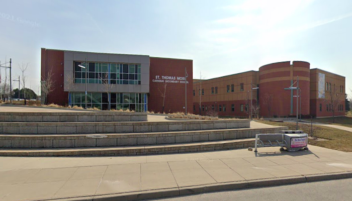 Police investigate bombing threat at St. Thomas More Catholic high school