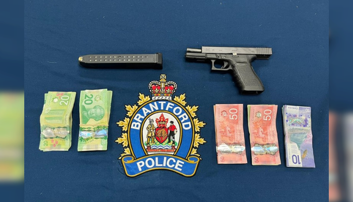 Toronto man arrested in Brantford, loaded and concealed firearm seized