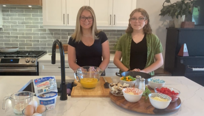 Two Waterdown students win $5000 grant for a cheesy frittata recipe