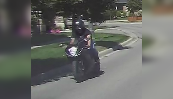 Police looking to identify motorcyclist in Burlington