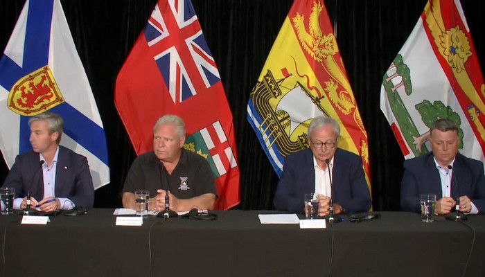 Premier Ford discusses healthcare crisis with Maritime premiers