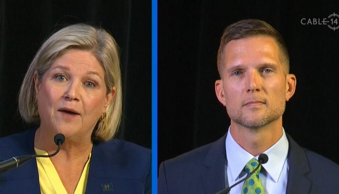 Hamilton mayoral candidates battle it out in municipal election debate