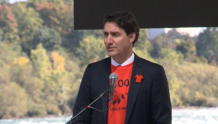 Trudeau attends Niagara sunrise ceremony on National Day for Truth and Reconciliation