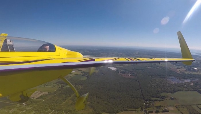 Pilot Kyle Fowler will be performing EZ Aerobatics in the Canadian International Air Show at the CNE