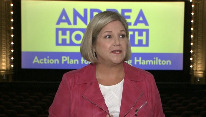 Here is Hamilton mayoral candidate Andrea Horwath’s campaign platform