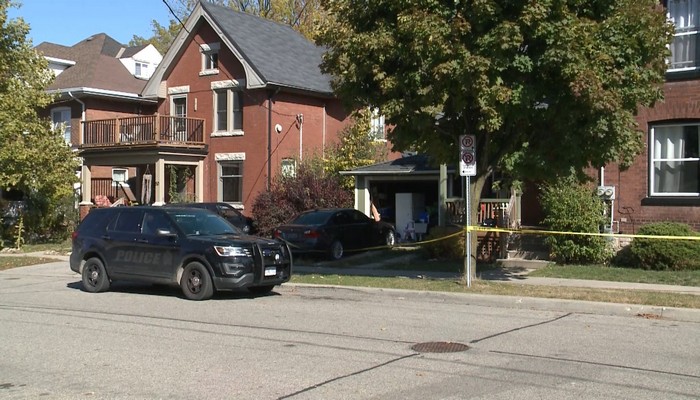 One man is dead and one is in custody after an early morning stabbing in Brantford